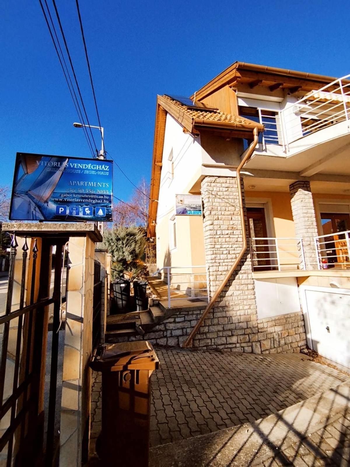 Apartman Vitorlas Vendeghaz Balatonfüred Exterior foto